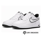 AF1 LOW WHITE AND BLACK SOLE
