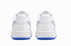 AF1 WHITE WITH BLUE SOLE