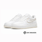 AF1 LOW WHITE METALIC GOLD